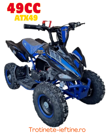 ATV - ATX49 Quad 49CC 2-Timpi Benzină pentru Copii