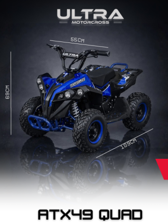 Vehicule Copii - ATX49 Quad 49CC 2-Timpi Benzină pentru Copii
