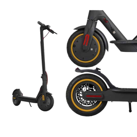 Accesorii - Autocolante janta galben pentru trotineta Xiaomi (4 bucati)
