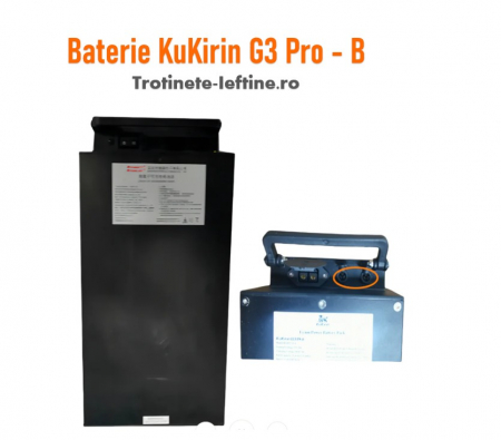 Baterii - Baterie – Acumulator KuKirin G3 Pro, 23.4 Ah, Varianta B, 3 gauri