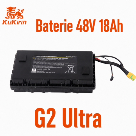 Baterii - Baterie originală KuKirin G2 Ultra 48V 18Ah Li-Ion | Acumulator OEM