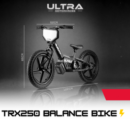 Vehicule Copii - Bicicletă electrică copii TRX250 Balance Bike 250W 16 inch 4Ah
