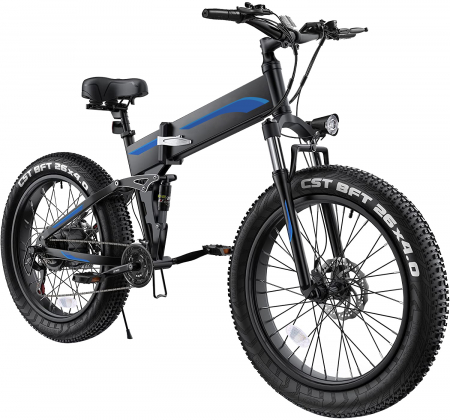 Biciclete - Bicicleta Electrica K5f, Model Off Road, Anvelope 26inch, 250w, 35km/h, 48v 10ah