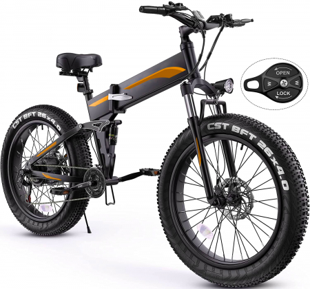 Bicicleta Electrica K5f, Model Off Road, Anvelope 26inch, 250w, 35km/h, 48v 10ah [1]