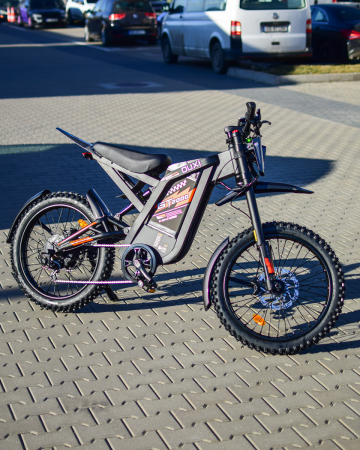 Vehicule Copii - Bicicletă electrică OUXI GT2000 2000W 60km/h 30Ah 24 inch