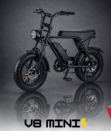 RKS - Bicicleta electrica OUXI V8 Mini Fat Bike 250W 36V