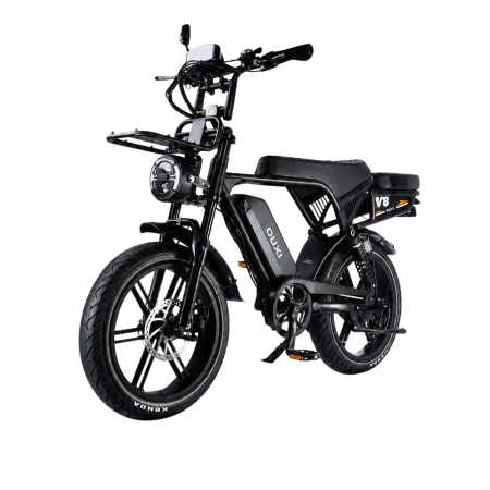 KuKirin V1 Pro - Bicicleta electrica OUXI V8 Ultra, 250W, baterie 48V 15Ah, autonomie 80 km, roti 20x4.0, frane hidraulice duble