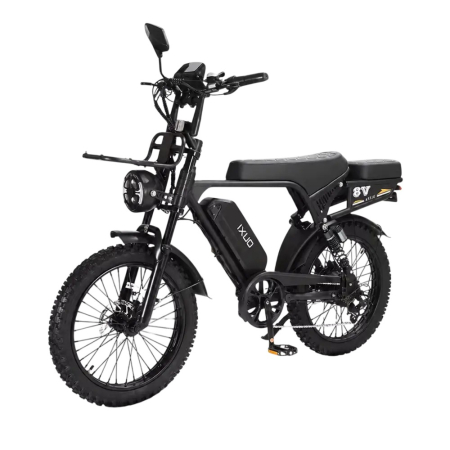 KuKirin V1 Pro - Bicicleta electrica OUXI V8 Ultra T, 250W, baterie 48V 15Ah, autonomie 80 km, anvelope off-road 20x4.0
