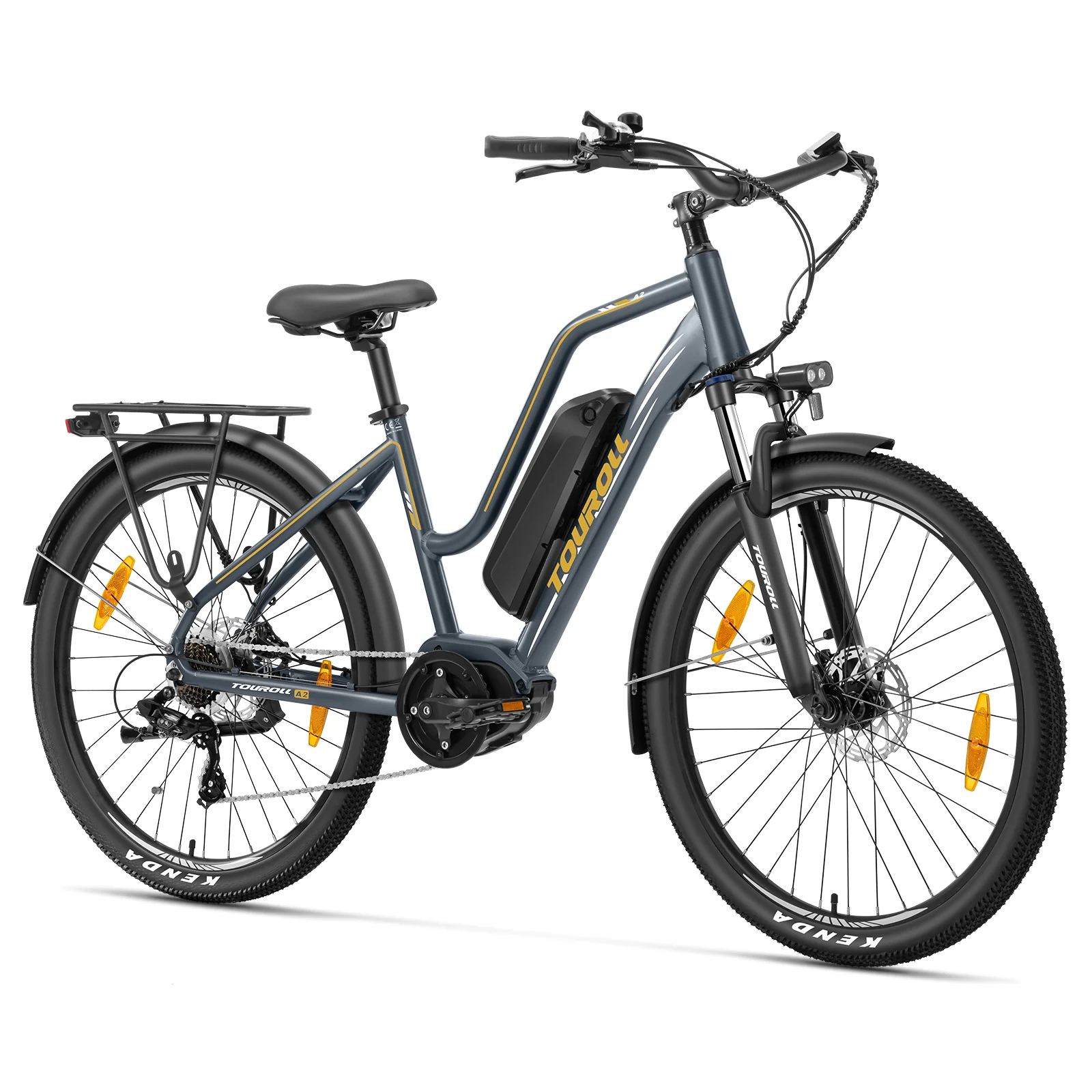 Bicicletă Electrică Touroll MA2 Mid-Drive 250W 36V 13Ah Autonomie 100km [3]