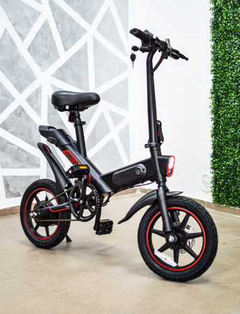 KuKirin V1 Pro - Bicicleta Electrica Y1-14, Motor 350W, Viteza 25km/h, Anvelope 14 inch, 40km