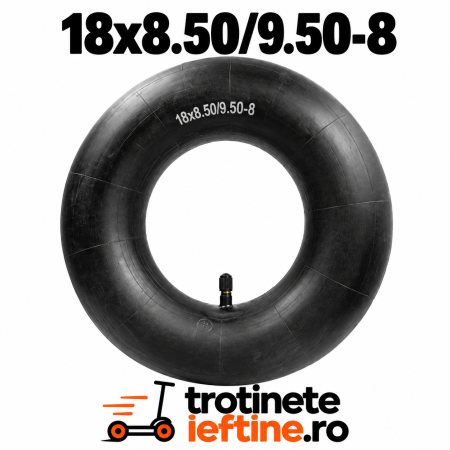 Piese - Cameră aer 18x8.50-8 / 9.50-8 cu valvă dreaptă pentru ATV și tractorașe de grădină