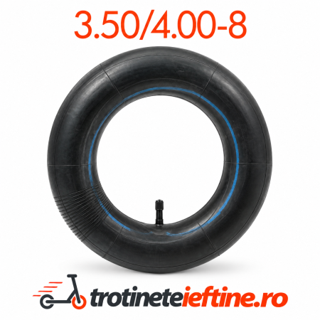 Piese - Camera de aer 3.50/4.00-8 valva TR13 pentru roaba, carucior de transport si scuter