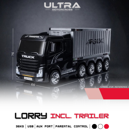 Vehicule Copii - Camion Electric Lorry cu Remorcă 4x25W