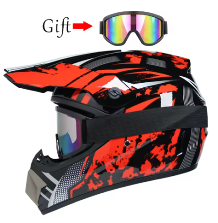 Accesorii - Cască Moto Cross pentru Trotinetă și Bicicletă - Mărimea M
