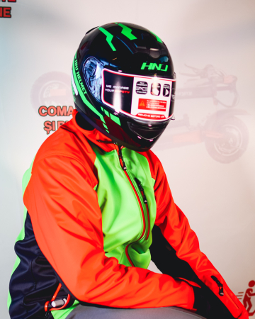 Siguranță - Cască Moto Full Face  DOT, Vizieră Dublă – Cat Ear Helmet