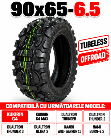 Piese - Cauciuc Off-Road 11×3 (90/65-6.5) CST Tubetype pentru trotinetă electrică