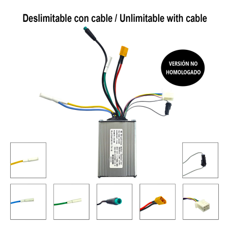 Piese - Controller dublu fata 48V-15A compatibil Smartgyro Crossover, deslimitare prin cablu, neomologat
