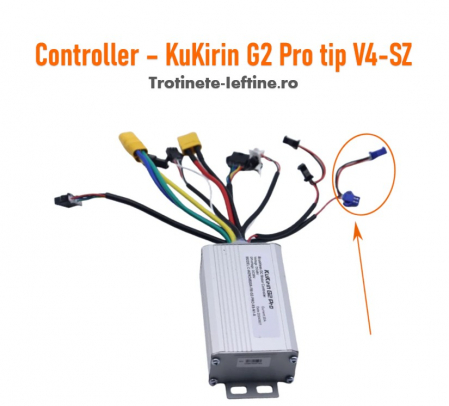 KuKirin G2 Pro - Controller Trotineta KuKirin G2 Pro, Versiune V4-SZ capat albastru
