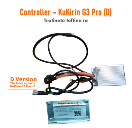 Controlere & Conversoare DC/DC - Controller Trotineta KuKirin G3 Pro, Versiune D (cabluri lungi) cu final E