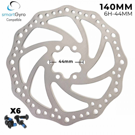 Frâne - Disc frână zimțat 140mm (6 găuri - 44mm)