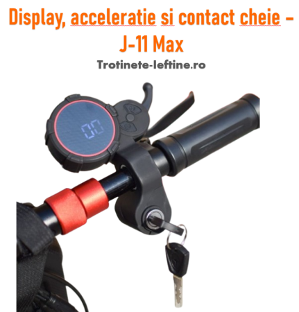 Display-uri / ecrane - Display, accelerație și contact cu cheie – J11 Max – Trotinete-ieftine.ro