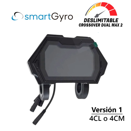Piese - Display deblocat 40 km/h Smartgyro Crossover Dual Max 2, versiunea V1 (referinta 4CL / 4CM)
