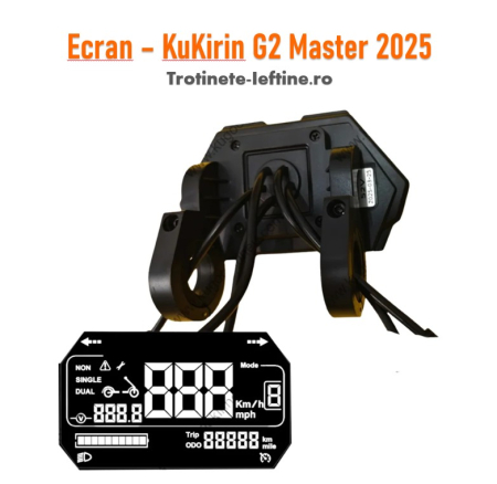 KuKirin G2 Master - Display/Ecran original Trotineta KuKirin G2 Master, Varianta 2025