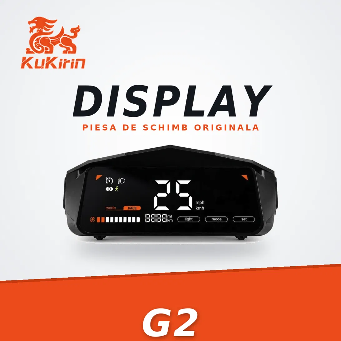 Display - Display KuKirin G2 – Afisaj LCD Original de Schimb, Montaj Plug & Play