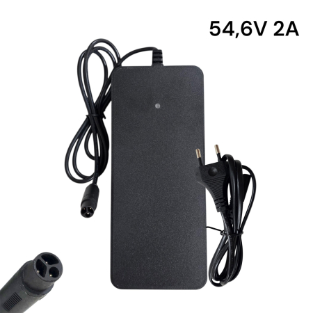 Piese - Incarcator 54,6V 2A pentru Smartgyro Crossover Dual Max 2 / Cecotec Bongo Y65 / Engwe L20