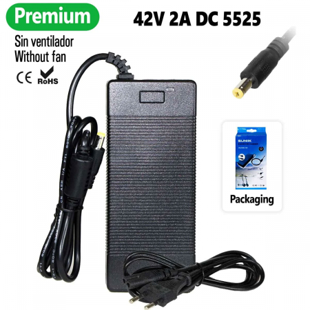 Încărcătoare - Încărcător premium 42V 2A (conector DC5525) – pentru trotinetă electrică [Suniik]