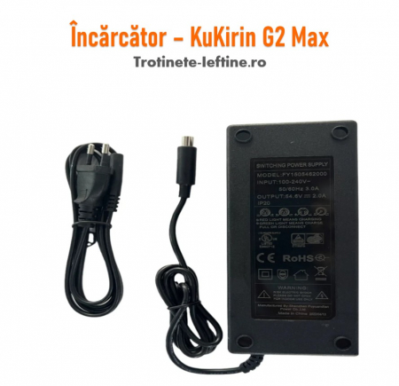 KuKirin G2 Max - Încarcator Trotineta KuKirin G2 Max, 54.6V 2A