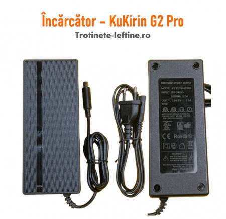 KuKirin G2 Pro - Încarcator Trotineta KuKirin G2 Pro, 54.6V 2A (2023, 1 gaura)