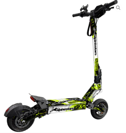 Personalizare & Confort - Vinil Autocolant Kukirin G2 Marmol Fluor Alpinestars – Personalizare Trotinetă Electrică