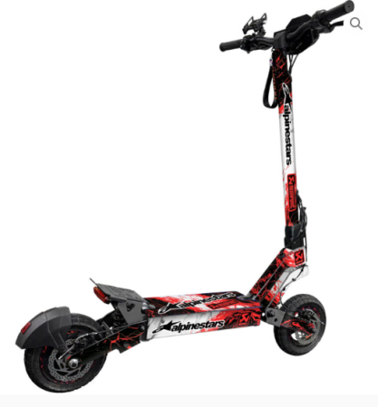 Personalizare & Confort - Kit vinil Kukirin G2 Marmură Roșie Alpinestars – Personalizare Premium