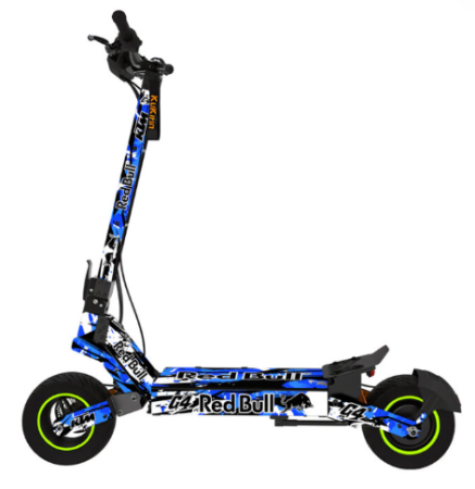 Personalizare & Confort - Kit vinil Kukirin G4 Fury Camo RedBull Blue Fluor – Personalizare Racing