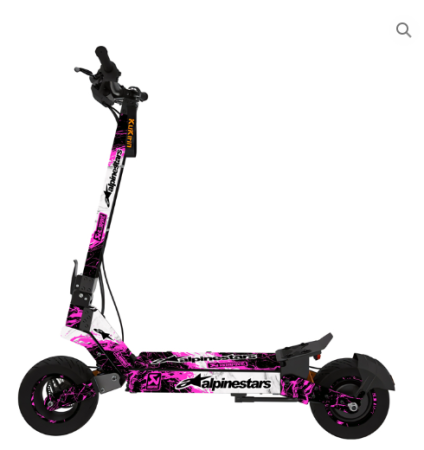 Personalizare & Confort - Kit vinil Kukirin G4 Marmură Pink Alpinestars – Personalizare Premium