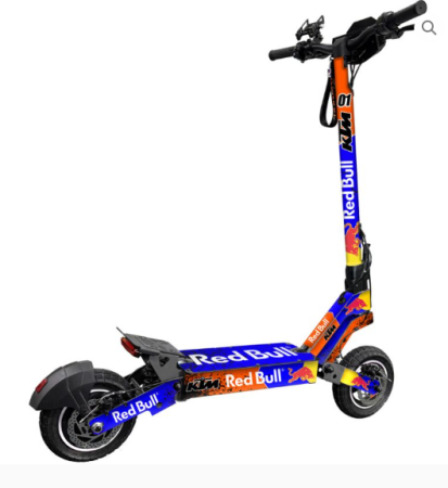 Personalizare & Confort - Kit Vinil Kukirin G2 RedBull Cross Orange Blue – Protecție & Personalizare