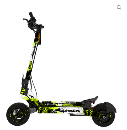 Personalizare & Confort - Kit Vinil Kukirin G4 Marmol Yellow Alpinestars – Protecție & Personalizare