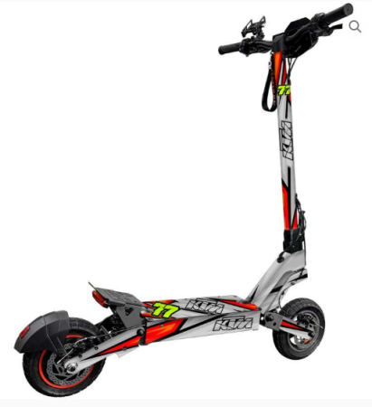 Personalizare & Confort - Kit Viniluri Kukirin G2 KTM Storm Orange – Personalizare Trotinetă Electrică