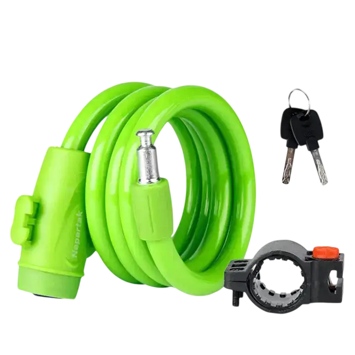 Piese - Lacat colorat cu cheie pentru trotineta electrica si bicicleta