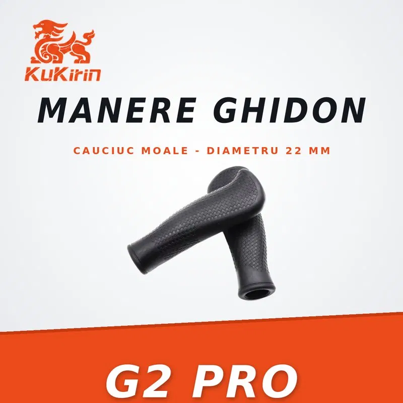 KuKirin G2 Pro - Manere Ghidon KuKirin G2 Pro – Set 2 Bucati, Cauciuc Moale Antialunecare