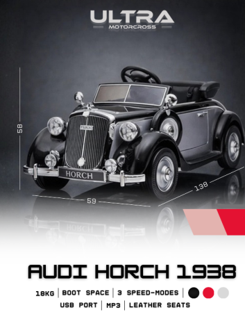 Vehicule Copii - Mașinuță Electrică Audi Horch 1938 24V 2x120W