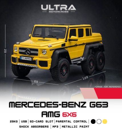 Vehicule Copii - Mașinuță Electrică Mercedes G63 AMG 6x6 24V