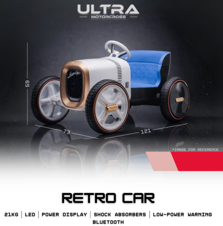 Vehicule Copii - Mașinuță Electrică Retro Car 12V 2x45W Vintage