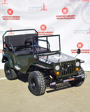 Vehicule Copii - Mini Jeep Willys 150cc 11HP 2 Locuri Semi Automat