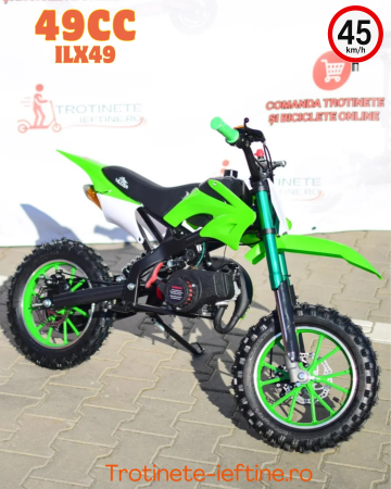 MOTOCICLETE - Motocicletă copii ILX49 Crosser 49cc 45km/h 10 inch