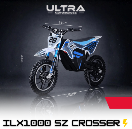 MOTOCICLETE - Motocicletă electrică copii ILX1000 SZ Crosser 1000W 30km/h 12Ah
