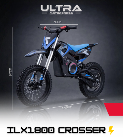 MOTOCICLETE - Motocicletă electrică ILX1800 Crosser 1800W 65km/h 60V 13Ah
