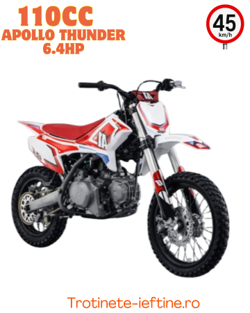 MOTOCICLETE - Motocross Apollo Thunder 110CC 14-12 Inch Electric Start