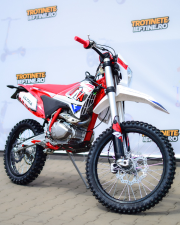 Motociclete Cross / Dirt Bike - Motocross Apollo Thunder 300CC 4-Stroke 16HP, 90KM/H, Roți 19/16", Frâne Hidraulice, Rezervor 6.5L, 94CM Ride Height  ROSU